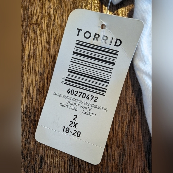 Torrid Cat Mom Signature Jersey Crew Neck Tee Size 2x 18/20 - Picture 8 of 10